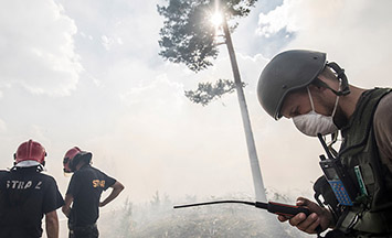 Capturing the EU’s forest fire relief efforts in Sweden